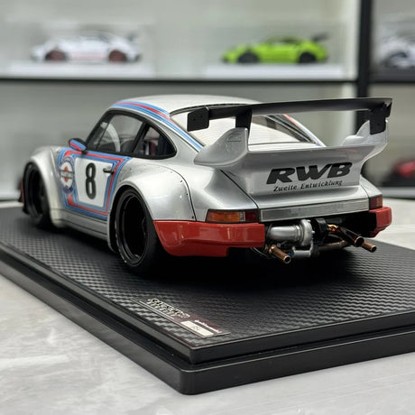 Ignition Porsche 1991 911 964 RWB Martini Livery 1:18 – Resina Modelo de Resina de Coleção