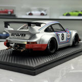 Ignition Porsche 1991 911 964 RWB Martini Livery 1:18 – Resina Modelo de Resina de Coleção