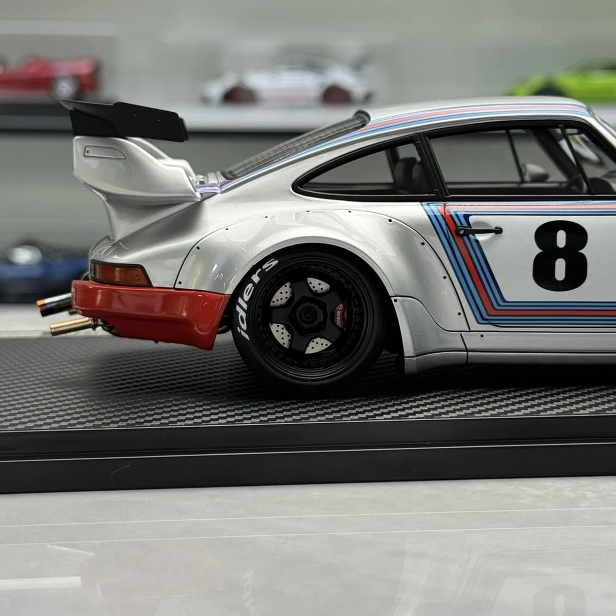 Ignition Porsche 1991 911 964 RWB Martini Livery 1:18 – Resina Modelo de Resina de Coleção