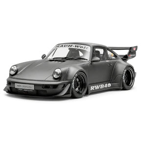 Ignition Porsche 1991 911 964 RWB Matte zwart 1:18 – Collectible resin Model resin