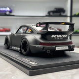Ignition Porsche 1991 911 964 RWB Matte zwart 1:18 – Collectible resin Model resin