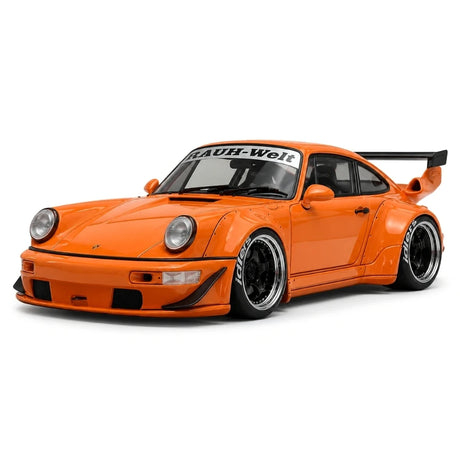 Ignition Porsche 1991 911 964 RWB Orange 1:18 – Resina Modelo de Resina de Colecionável