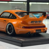 Ignition Porsche 1991 911 964 RWB oranje 1:18 – Collectible resin Model resin