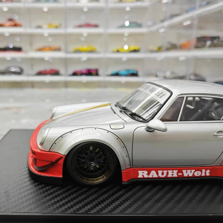 [Ignition] 1:18 Porsche 1991 RWB 930 964 Silver Model Car Resin