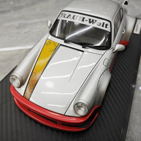 [Ignition] 1:18 Porsche 1991 RWB 930 964 Silver Model Car Resin