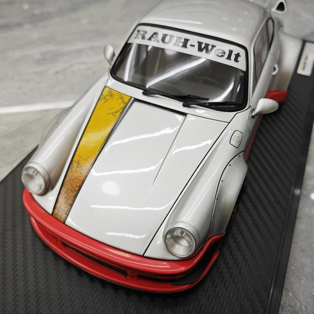 [Ignition] 1:18 Porsche 1991 RWB 930 964 Silver Model Car Resin
