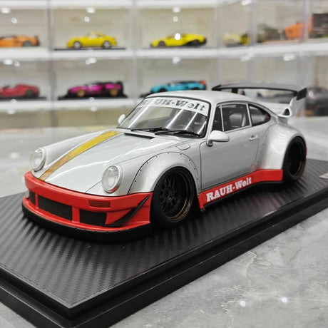 [Ignition] 1:18 Porsche 1991 RWB 930 964 Silver Model Car Resin