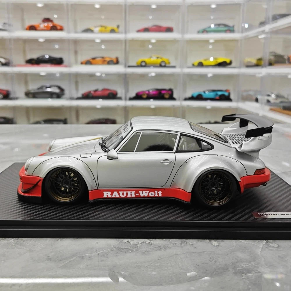 [Ignition] 1:18 Porsche 1991 RWB 930 964 Silver Model Car Resin