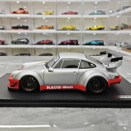 [Ignition] 1:18 Porsche 1991 RWB 930 964 Silver Model Car Resin