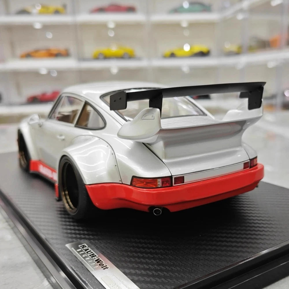 [Ignition] 1:18 Porsche 1991 RWB 930 964 Silver Model Car Resin