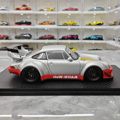 [Ignition] 1:18 Porsche 1991 RWB 930 964 Silver Model Car Resin