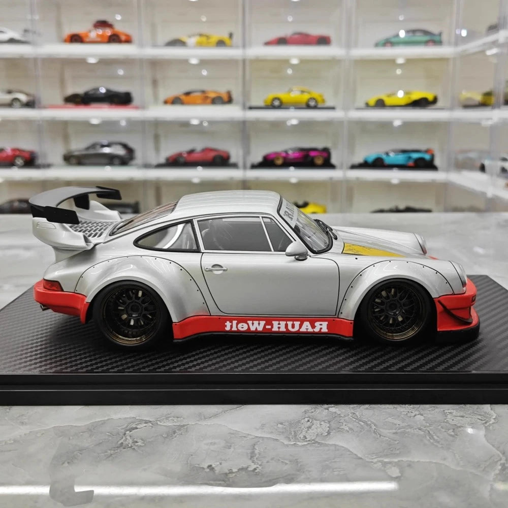 [Ignition] 1:18 Porsche 1991 RWB 930 964 Silver Model Car Resin