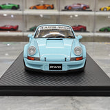 [Ignition] 1:18 Porsche 1993 911 964 RWB راتنج السيارات الزرقاء القديمة