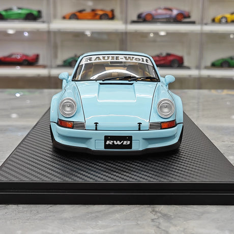 [Ignition] 1:18 Porsche 1993 911 964 RWB Resina Auto Blu Datata