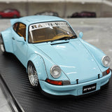 [Ignition] 1:18 Porsche 1993 911 964 RWB راتنج السيارات الزرقاء القديمة