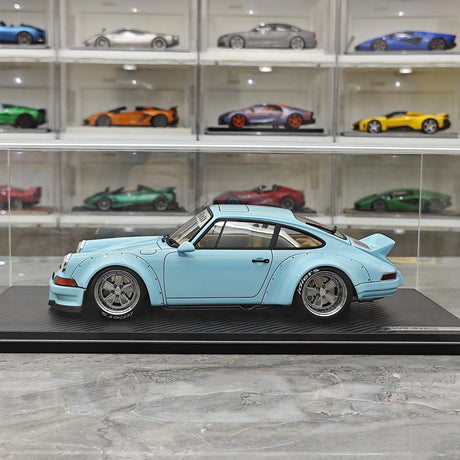 [Ignition] 1:18 Porsche 1993 911 964 RWB Resina Auto Blu Datata
