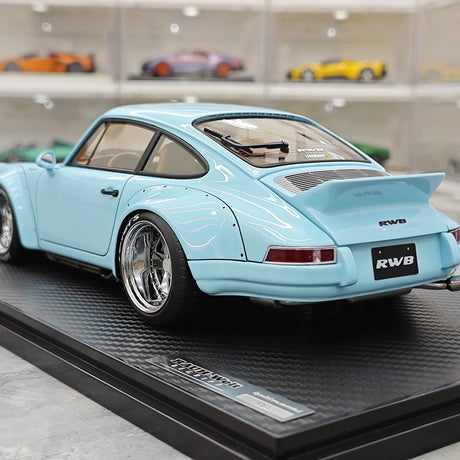 [Ignition] 1:18 Porsche 1993 911 964 RWB Resina Auto Blu Datata