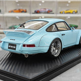 [Ignition] 1:18 Porsche 1993 911 964 RWB راتنج السيارات الزرقاء القديمة