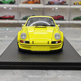 [Ignition] 1:18 Porsche 1993 911 964 RWB Resina gialla di auto modello giallo con data retroattiva