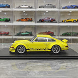 [Ignition] 1:18 Porsche 1993 911 964 RWB Resina gialla di auto modello giallo con data retroattiva