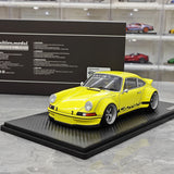 [Ignition] 1:18 Porsche 1993 911 964 RWB Resina gialla di auto modello giallo con data retroattiva