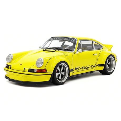 [Ignition] 1:18 Porsche 1993 911 964 RWB Resina gialla di auto modello giallo con data retroattiva