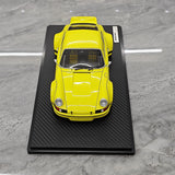 [Ignition] 1:18 Porsche 1993 911 964 RWB Resina gialla di auto modello giallo con data retroattiva