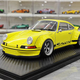 [Ignition] 1:18 Porsche 1993 911 964 RWB Resina gialla di auto modello giallo con data retroattiva
