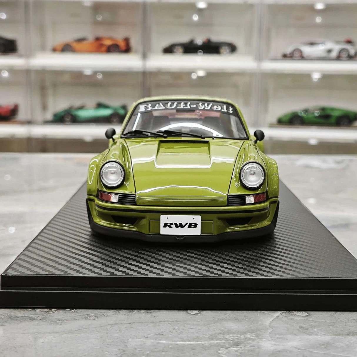 [Ignition] 1:18 Porsche 1996 911 993 RWB Resina Widebody Verde Modello di Auto