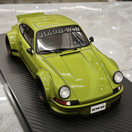 [Ignition] 1:18 Porsche 1996 911 993 RWB Resina Widebody Verde Modello di Auto