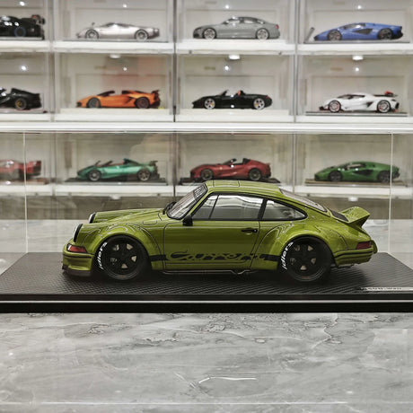 [Ignition] 1:18 Porsche 1996 911 993 RWB Resina Widebody Verde Modello di Auto