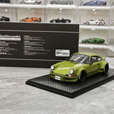 [Ignition] 1:18 Porsche 1996 911 993 RWB Resina Widebody Verde Modello di Auto