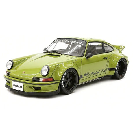 [Ignition] 1:18 Porsche 1996 911 993 RWB Resina Widebody Verde Modello di Auto