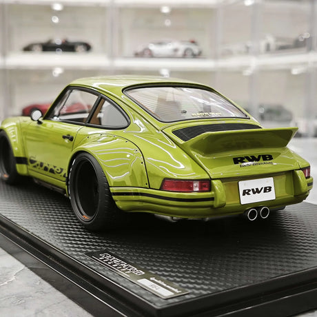 [Ignition] 1:18 Porsche 1996 911 993 RWB Resina Widebody Verde Modello di Auto