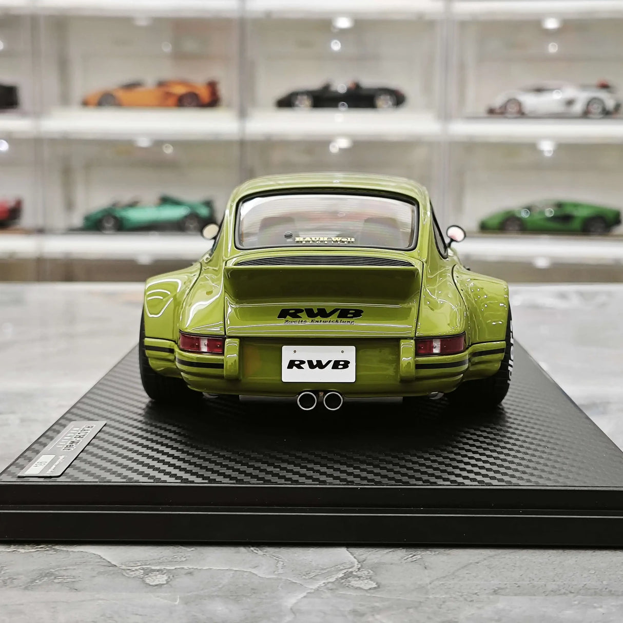 [Ignition] 1:18 Porsche 1996 911 993 RWB Resina Widebody Verde Modello di Auto