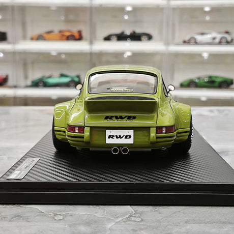 [Ignition] 1:18 Porsche 1996 911 993 RWB Resina Widebody Verde Modello di Auto