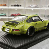 [Ignition] 1:18 Porsche 1996 911 993 RWB Resina Widebody Verde Modello di Auto