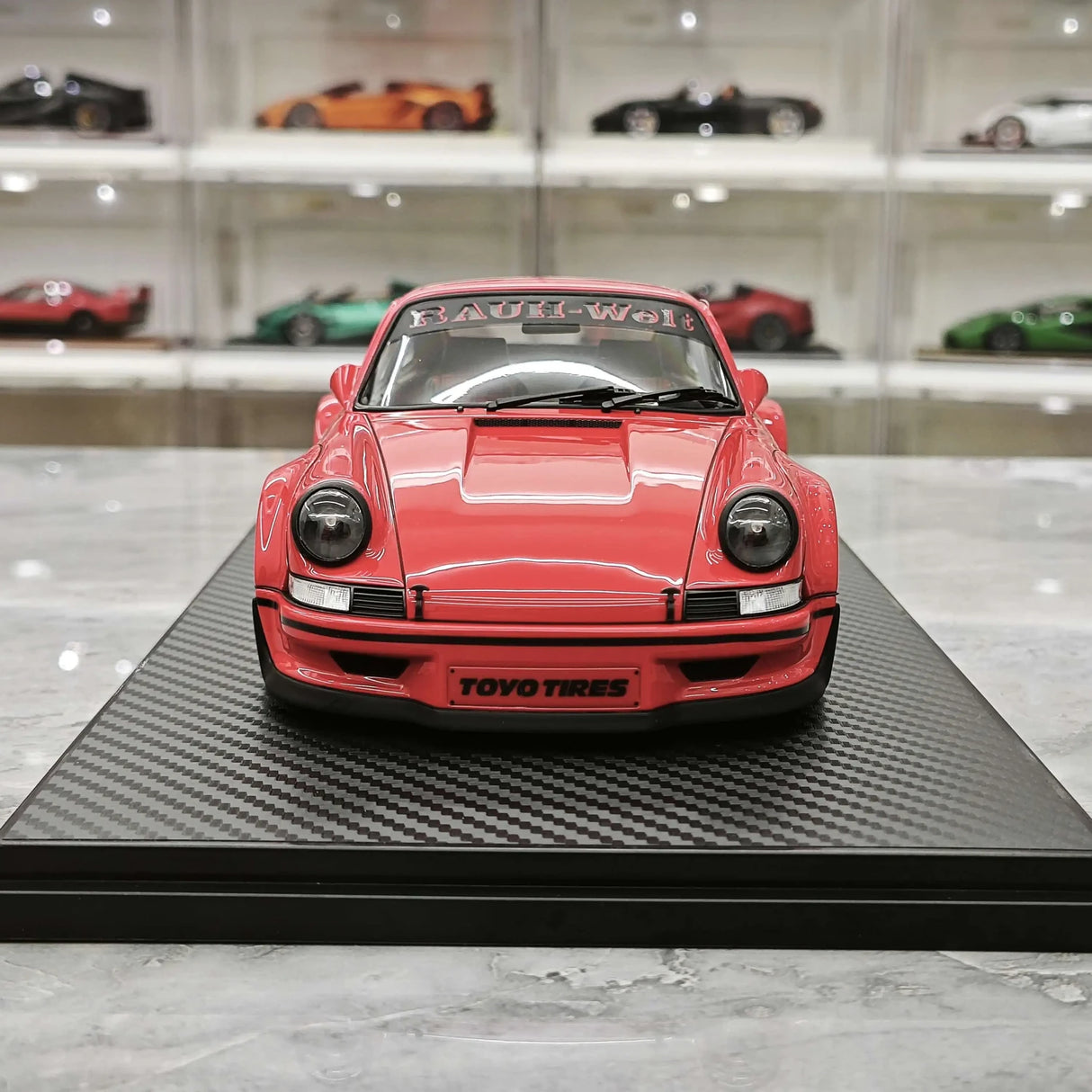 [Ignition] 1:18 Porsche 1996 911 993 RWB Widebody rotes Modellauto-Harz