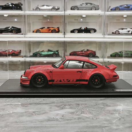 [Ignition] 1:18 Porsche 1996 911 993 RWB Resina Auto Widebody Rossa