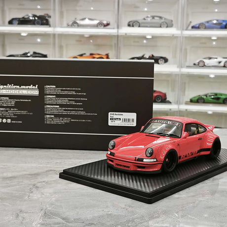 [Ignition] 1:18 Porsche 1996 911 993 RWB Resina Auto Widebody Rossa