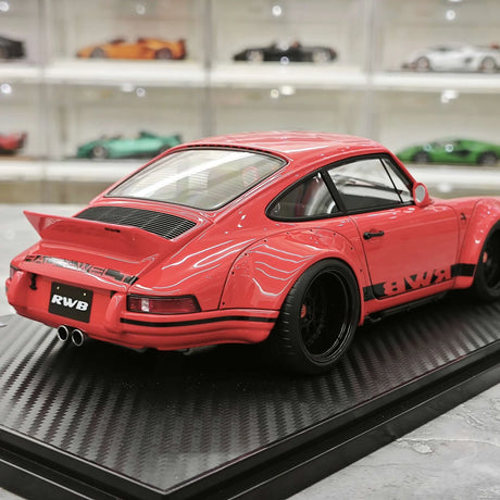 [Ignition] 1:18 Porsche 1996 911 993 RWB Resina Auto Widebody Rossa