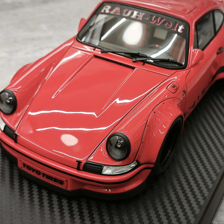 [Ignition] 1:18 Porsche 1996 911 993 RWB Resina Auto Widebody Rossa