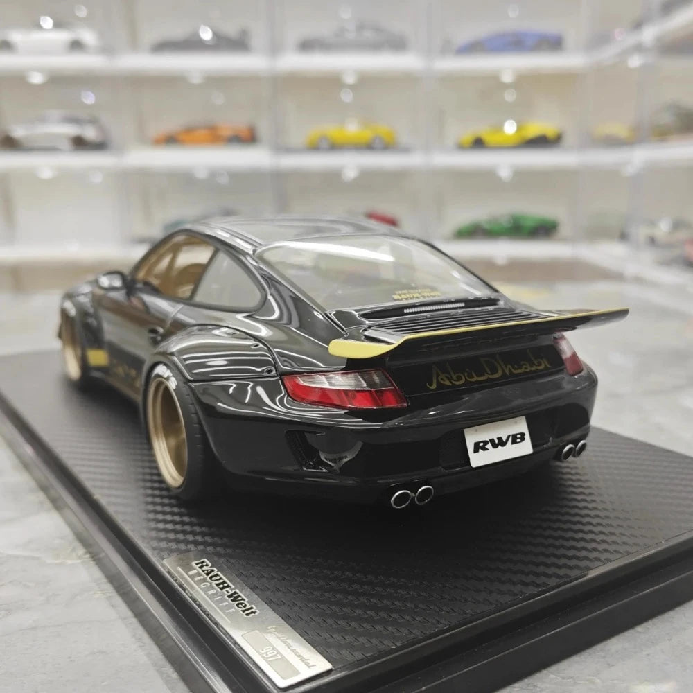 [Ignition] 1:18 Porsche 2005 997 RWB Black Model Car Resin