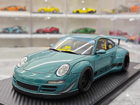 [Ignition] 1:18 Porsche 2005 997 RWB vert voiture miniature Resin