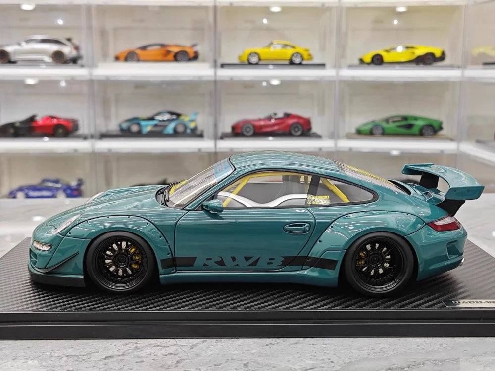 [Ignition] 1:18 Porsche 2005 997 RWB Green Model Car Resin