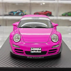 [Ignition] 1:18 Porsche 2005 997 RWB Pink Model Car Resin