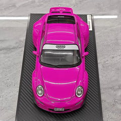 [Ignition] 1:18 Porsche 2005 997 RWB Pink Model Car Resin