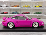 [Ignition] 1:18 Porsche 2005 997 RWB rosa modellbil harts