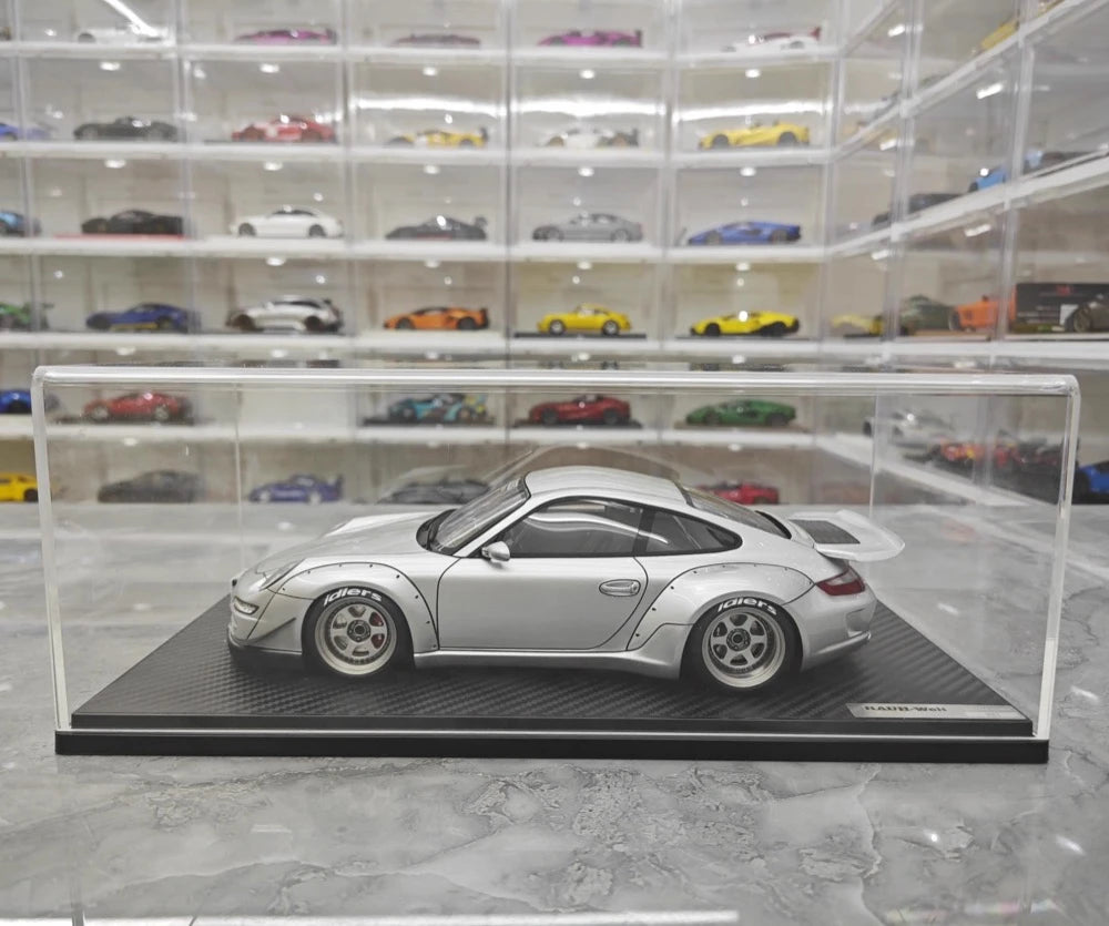 [Ignition] 1:18 Porsche 2005 997 RWB Silver Model Car Resin