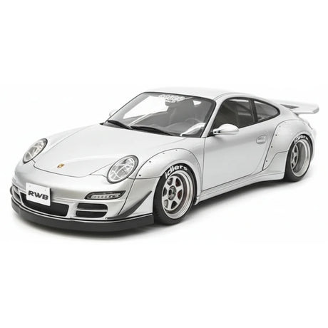 [Ignition] 1:18 Porsche 2005 997 RWB Silver Model Car Resin